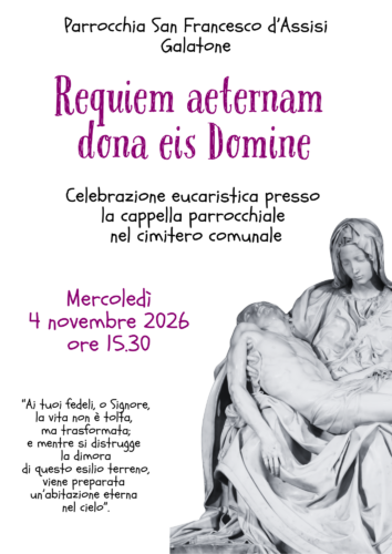 Celebrazione eucaristica parrocchiale al cimitero